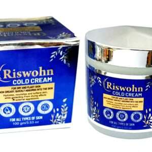 RISWOHN COLD CREAM : FOR DRY & FLAKY SKIN, NON GREASY-ALL SKIN TYPE
