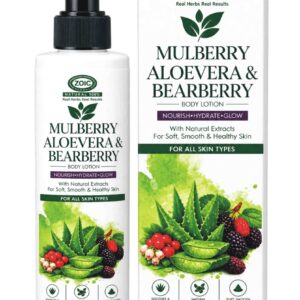 BODY LOTION - MULBERRY, ALOEVERA, BEARBERRY